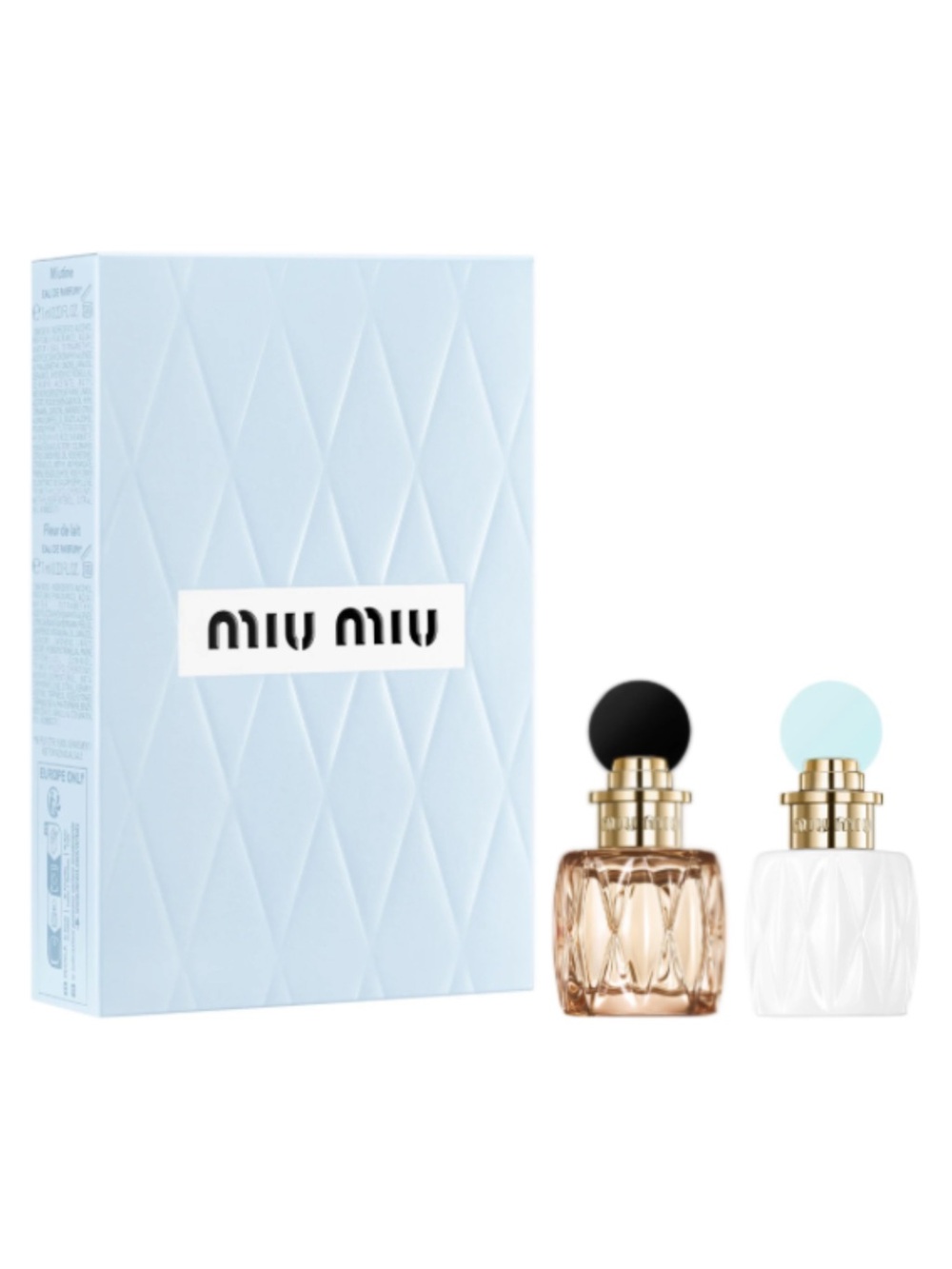 MIU MIU Miutine & Fleur de Lait EDP Duo Set - .23 oz ea. NIB